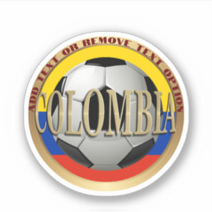 Sticker Ballon de Football Colombien