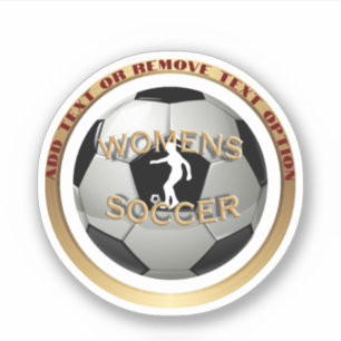 Sticker Ballon de football féminin Sports