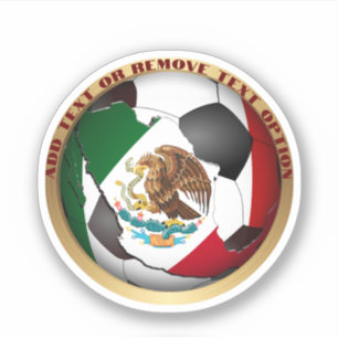 Sticker Ballon de football Mexique Sports
