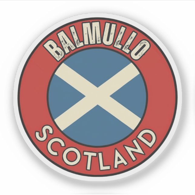 Sticker Balmullo, Écosse (Devant)