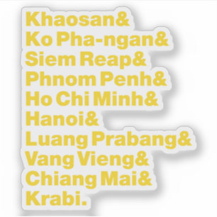 Sticker Banana Pancake Trail / Circuit