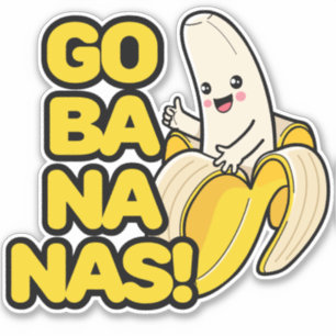 Sticker Banane mignonne