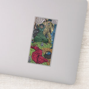 Sticker Bande dessinée vintage d'horreur Bande dessinée