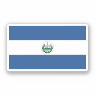 Sticker Bandera de El Salvador