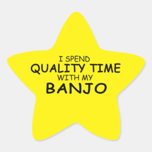 Sticker Banjo Star Time de qualité