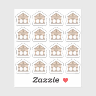 Sticker Banque Économie Tracker Finance Bujo Planner