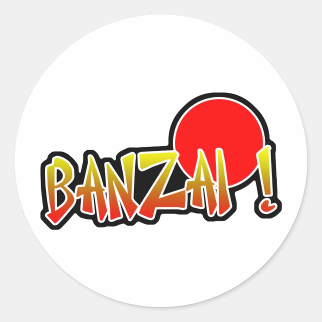 Sticker Banzai (Devant)