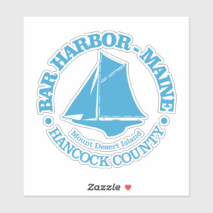 Sticker Bar Harbour (sloop)