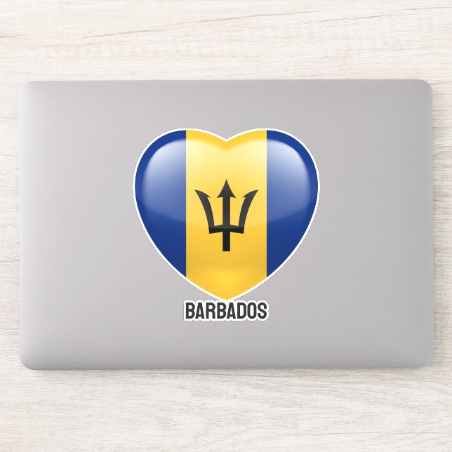 Sticker Barbados Love (Ordinateur)