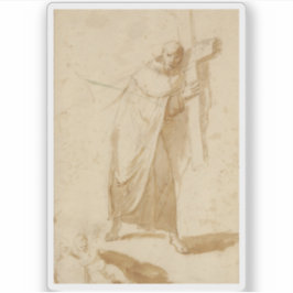 Sticker Bartolomé Esteban Murillo - Un moine portant une c