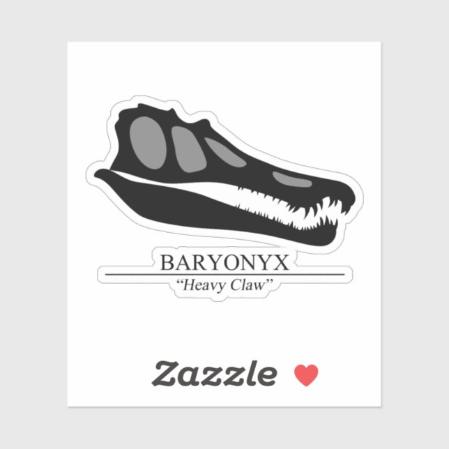 Sticker Baryonyx (Feuille)