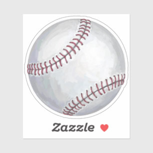 Sticker Base-ball américain peint