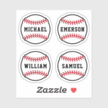 Baseball avec nom ou texte personnalisé, ensemble 