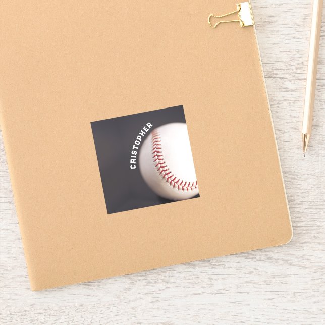 Sticker Baseball personnalisé (Carnet)
