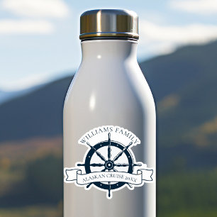 Sticker Bateau de croisière familiale sur mesure Vacances 