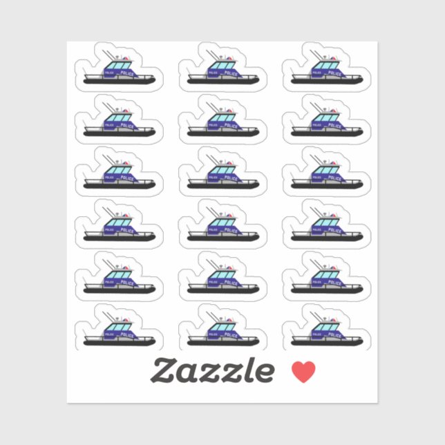 Sticker Bateau de patrouille (Feuille)