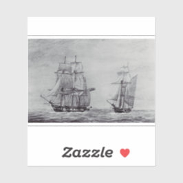 Sticker Bateaux Graphiques Fine Art Oceanic Trek