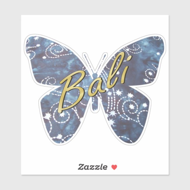 Sticker Batik Butterfly de Bali Nights (Feuille)