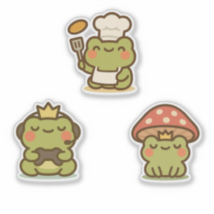 Sticker Bâton de grenouille Kawaii