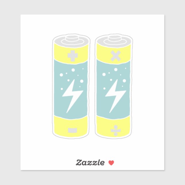 Sticker Batteries (Feuille)