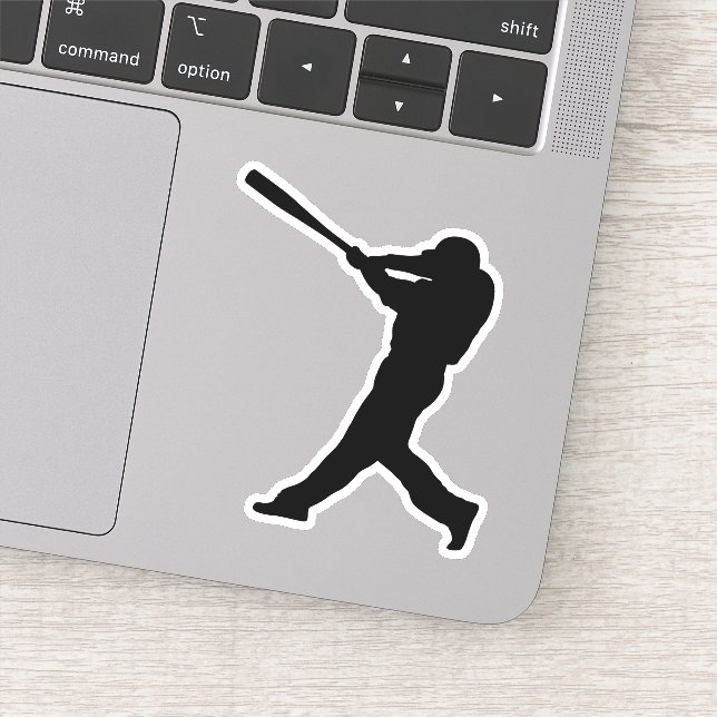 Sticker Batteur de base-ball personnalisé (Détail)