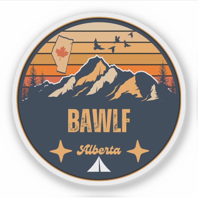Sticker Bawlf (Alberta) (Devant)