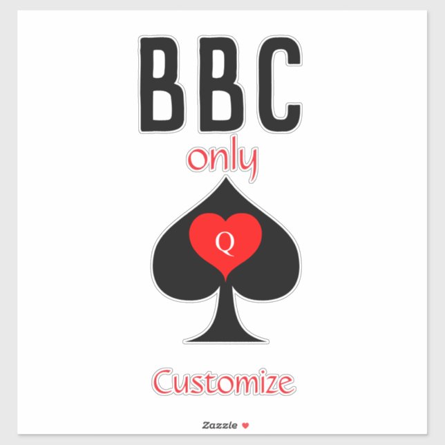 Sticker BBC Seule pique lame signe Thunder_Cove (Feuille)