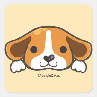 Sticker Beagle mignon