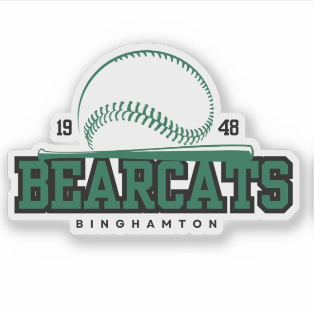 Sticker Bearcats de Binghamton Jeu Jour cadeaux (Devant)