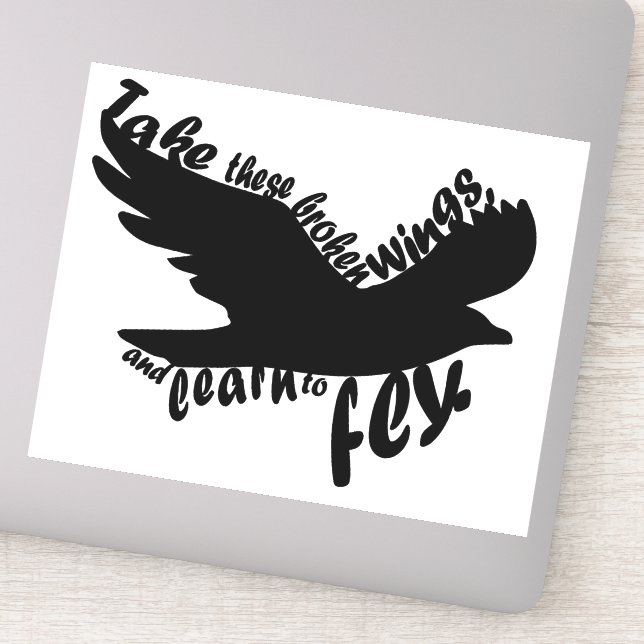 Sticker Beatles : Blackbird (Détail)