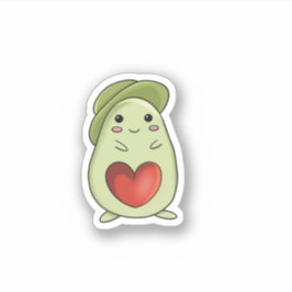 Sticker Beau Avocado