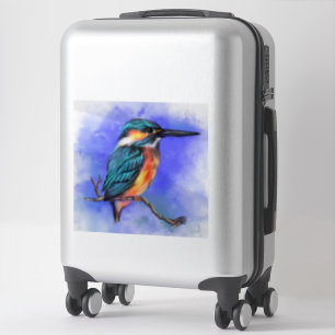 Sticker Beau oiseau de Martin-Martin - Aquarelle d'art 