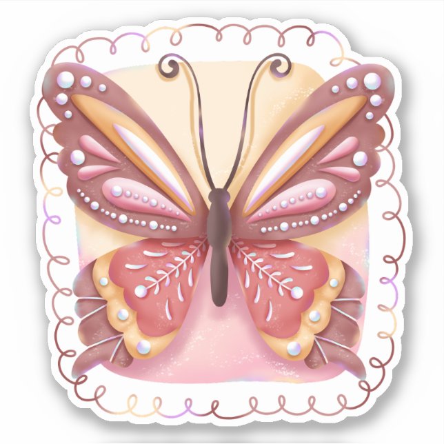 Sticker Beau Papillon (Devant)