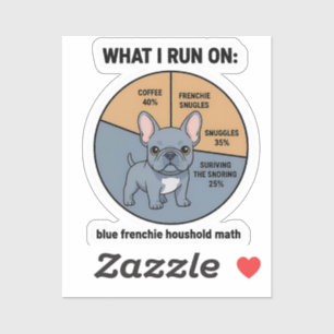 Sticker Beauceron Bouledogue Français Café Câlins Infograp