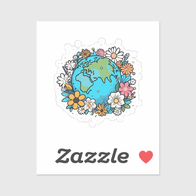 Sticker Beauté de la Terre (Feuille)