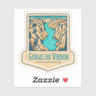 Sticker Beauté naturelle des Gorges du Verdon-France