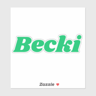 Sticker Becki