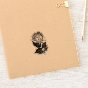 Sticker Bed & Breakfast simple Rose croquis Vinyl Décalage