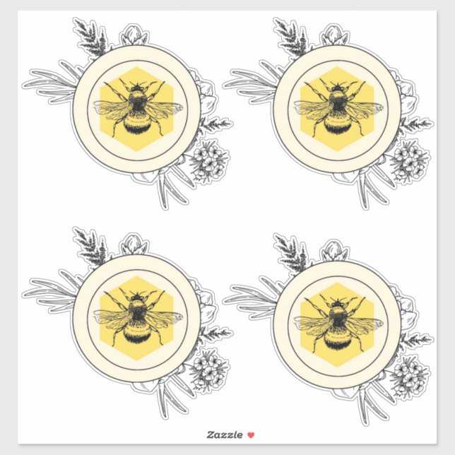 Sticker Bee (Feuille)
