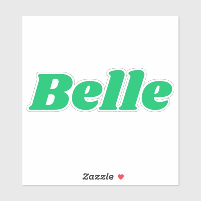 Sticker Belle (Feuille)