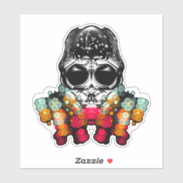 Sticker Belle araignée automnale avec Casquette Dewdrop