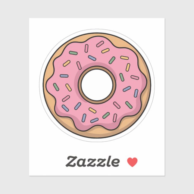 Sticker Belle Donut | Enfant (Feuille)