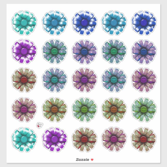 Sticker Belle Satin Bows Style de vacances (Feuille)