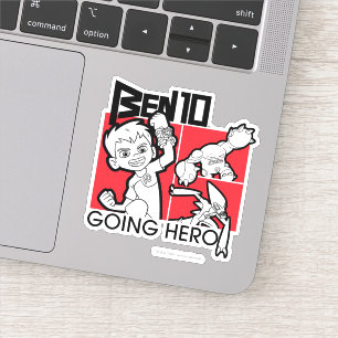 Sticker Ben 10 Going Hero