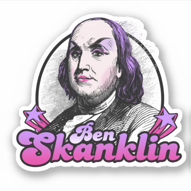Sticker Benjamin Skanklin (Devant)