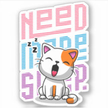 Besoin de plus de sommeil | Funny Cat expression d