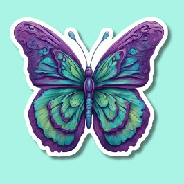 Sticker Beurre violet délicat étanche