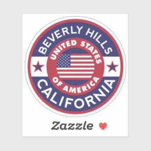 Sticker BEVERS HILLS, Californie