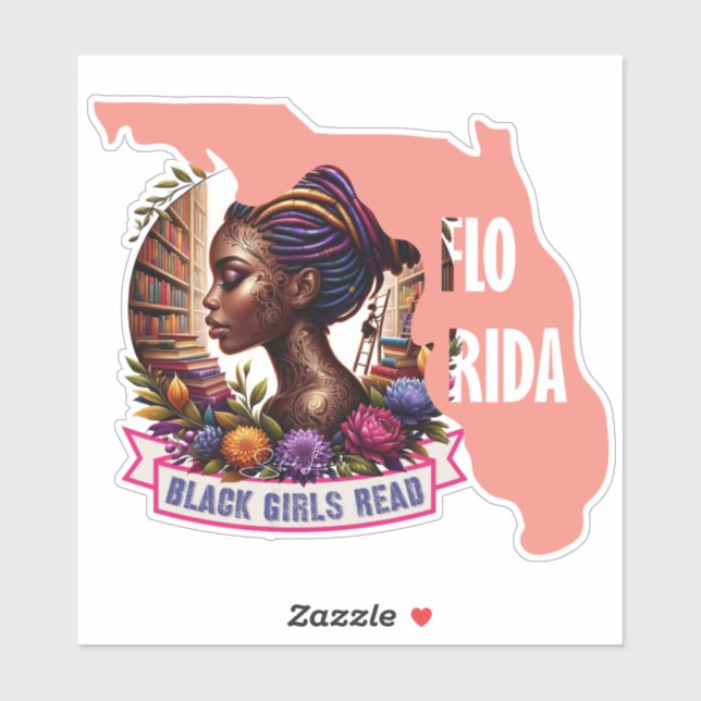 Sticker BGR Florida Outline | Conception de découp (Feuille)