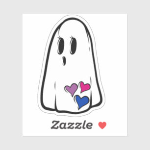 Sticker Bi Pride Ghost